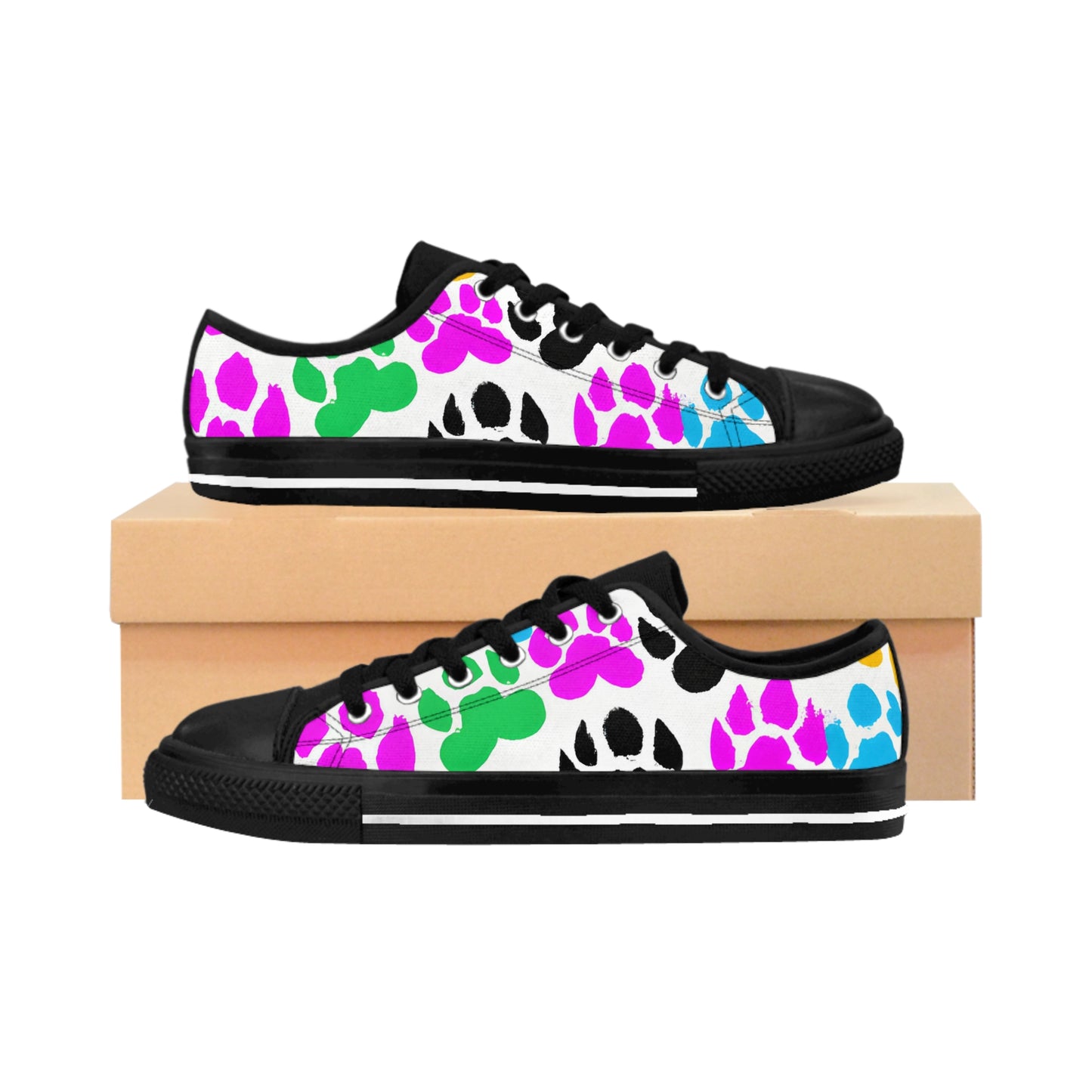 Jacques de Finesse - Paw Print - Low-Top