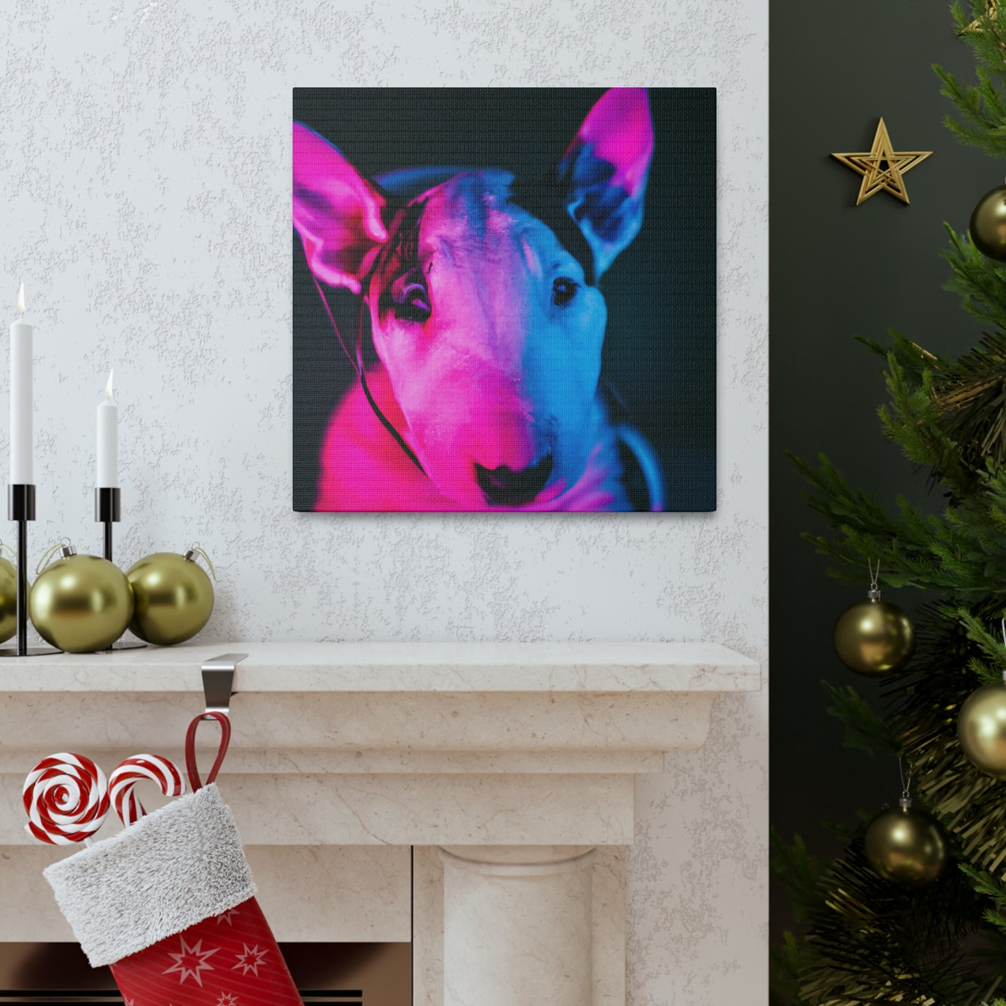 Clarissa Fortescue - Bull Terrier - Canvas