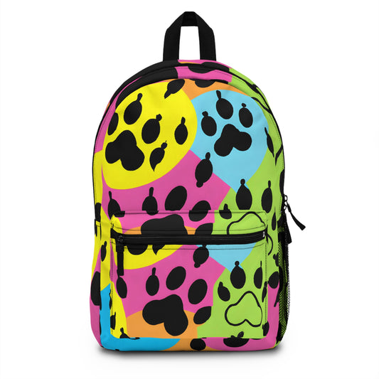 Claude Couture - Paw Print - Backpack