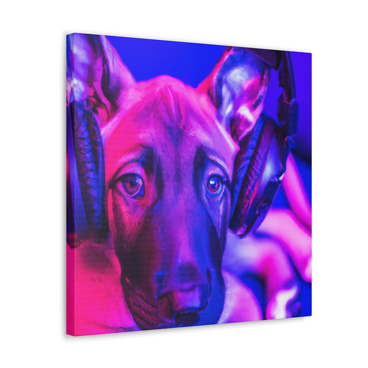 The Countess Adelaide Valerian leDuc - Belgian Malinois - Canvas