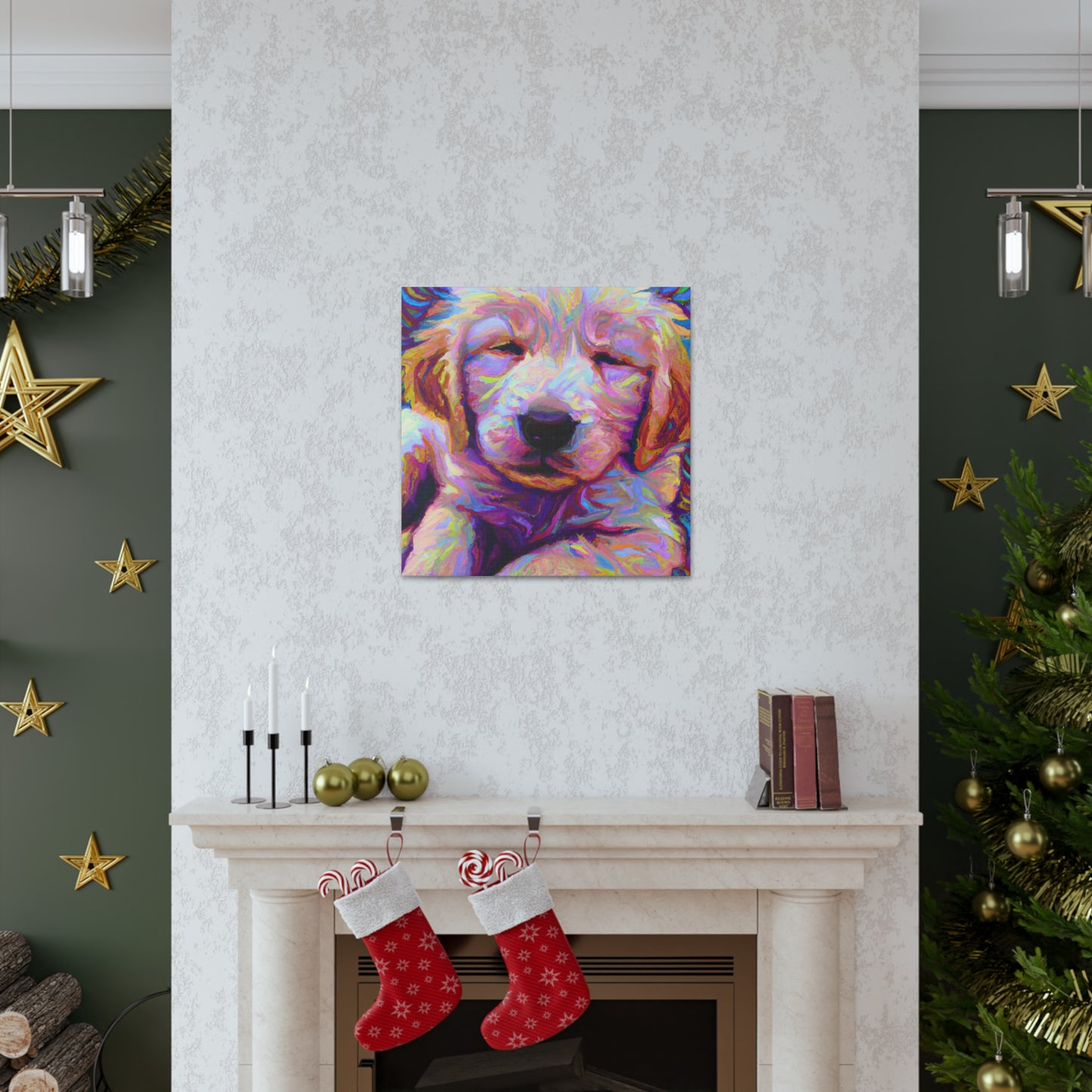 Titianus DeAristocratia - Golden Retriever Puppy - Canvas