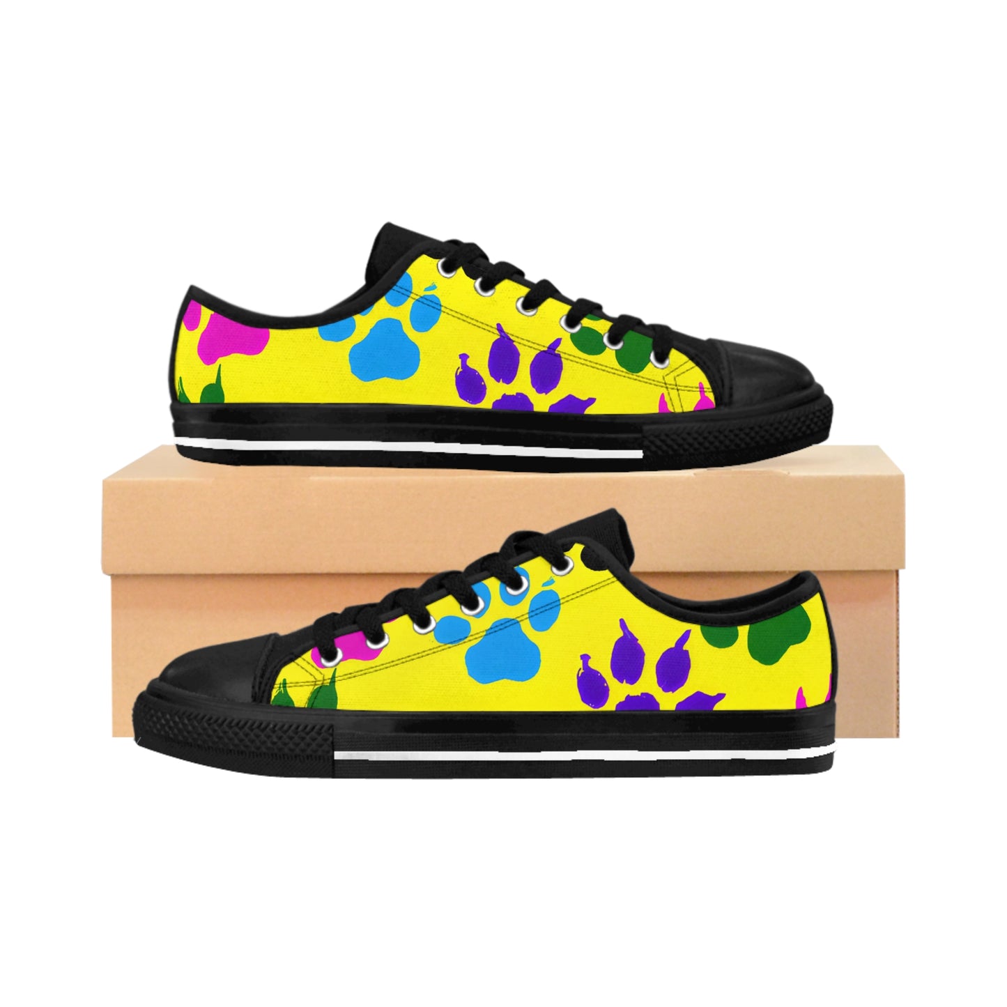 Christophelle Dubroieux - Paw Print - Low-Top