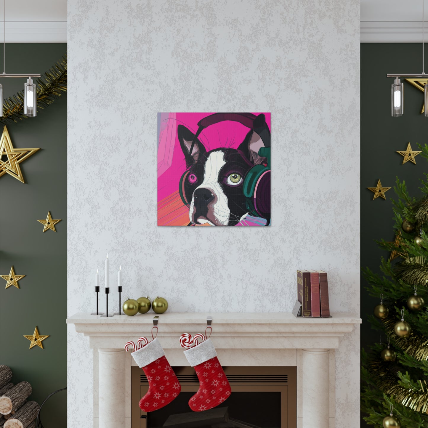 Countess Abigail Amethyst Parmelee of Boston. - Boston Terrier - Canvas