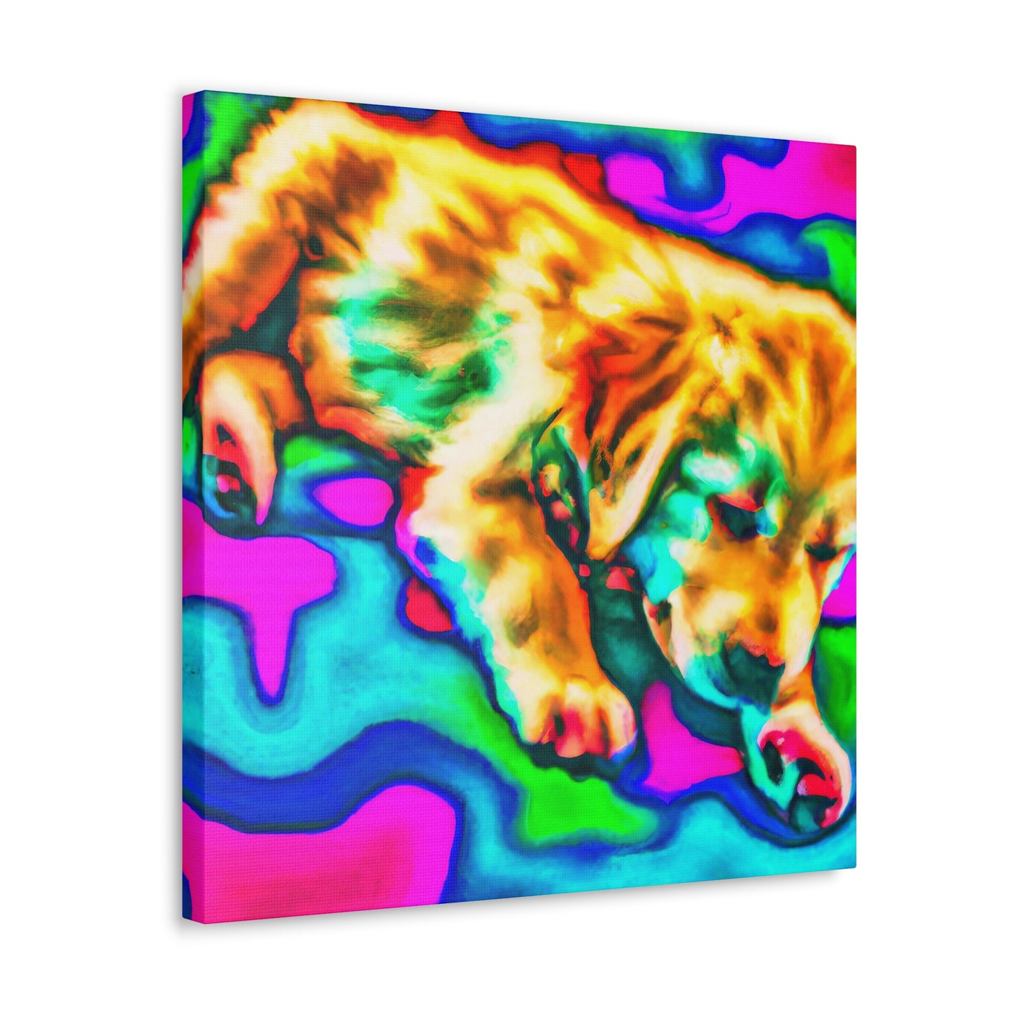 Regalia de Souveraine - Golden Retriever Puppy - Canvas