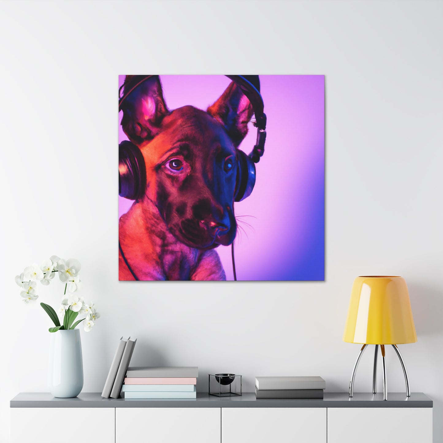 Countess Thalia of Flanders - Belgian Malinois - Canvas