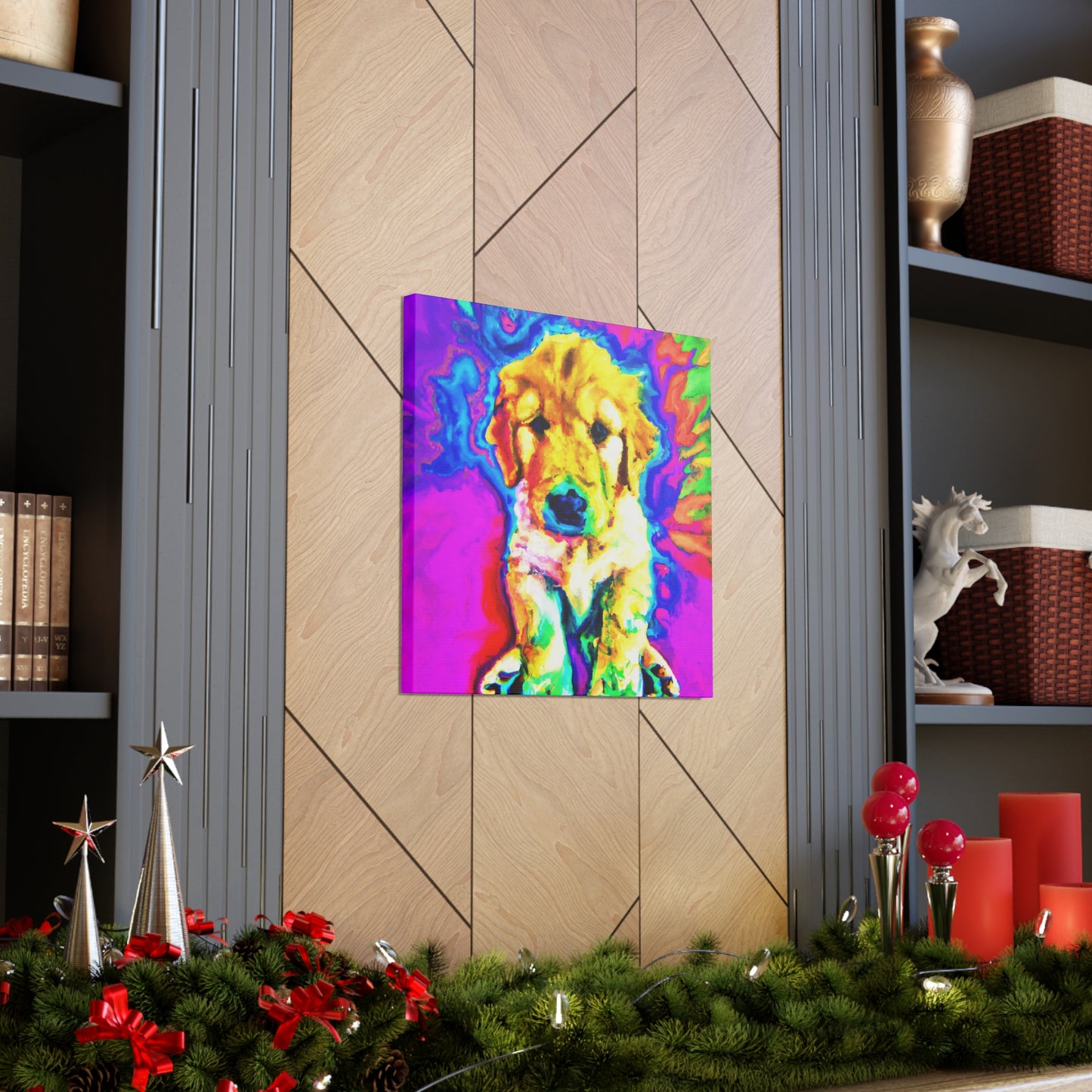 Marelyne, Duchess of Brabant - Golden Retriever Puppy - Canvas