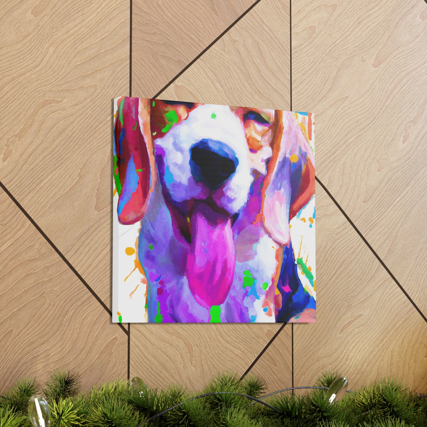 Royal Queenston de LaFayette - Beagle Puppy - Canvas