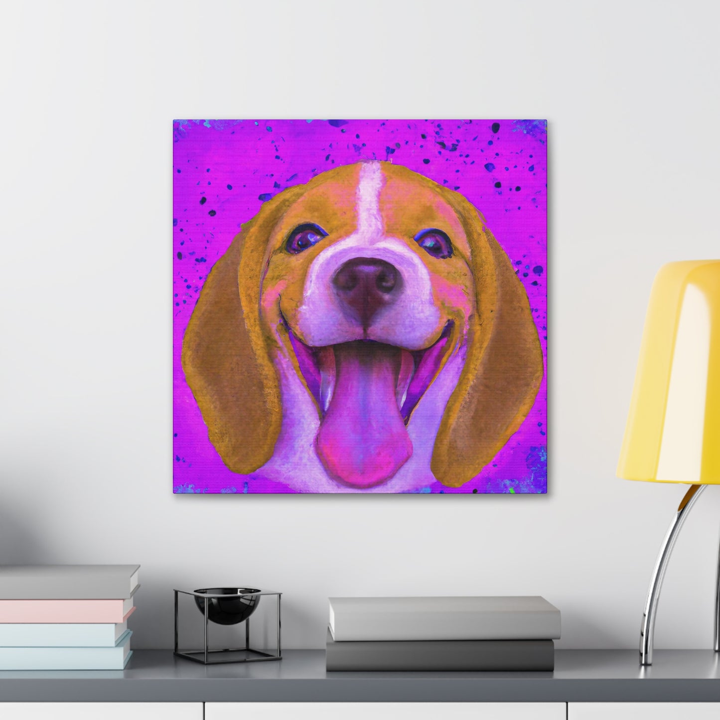 Prince Arturius the Magnificent - Beagle Puppy - Canvas