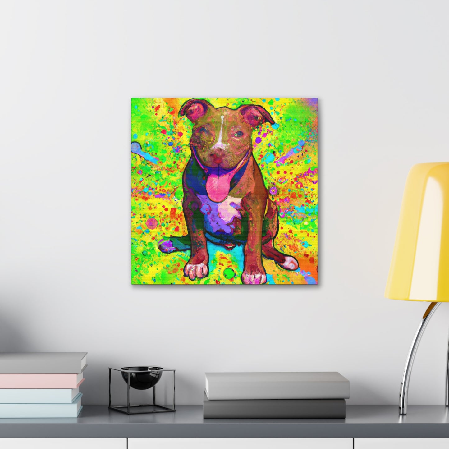 Princess Artemisa of Albion - Pitbull Puppy - Canvas