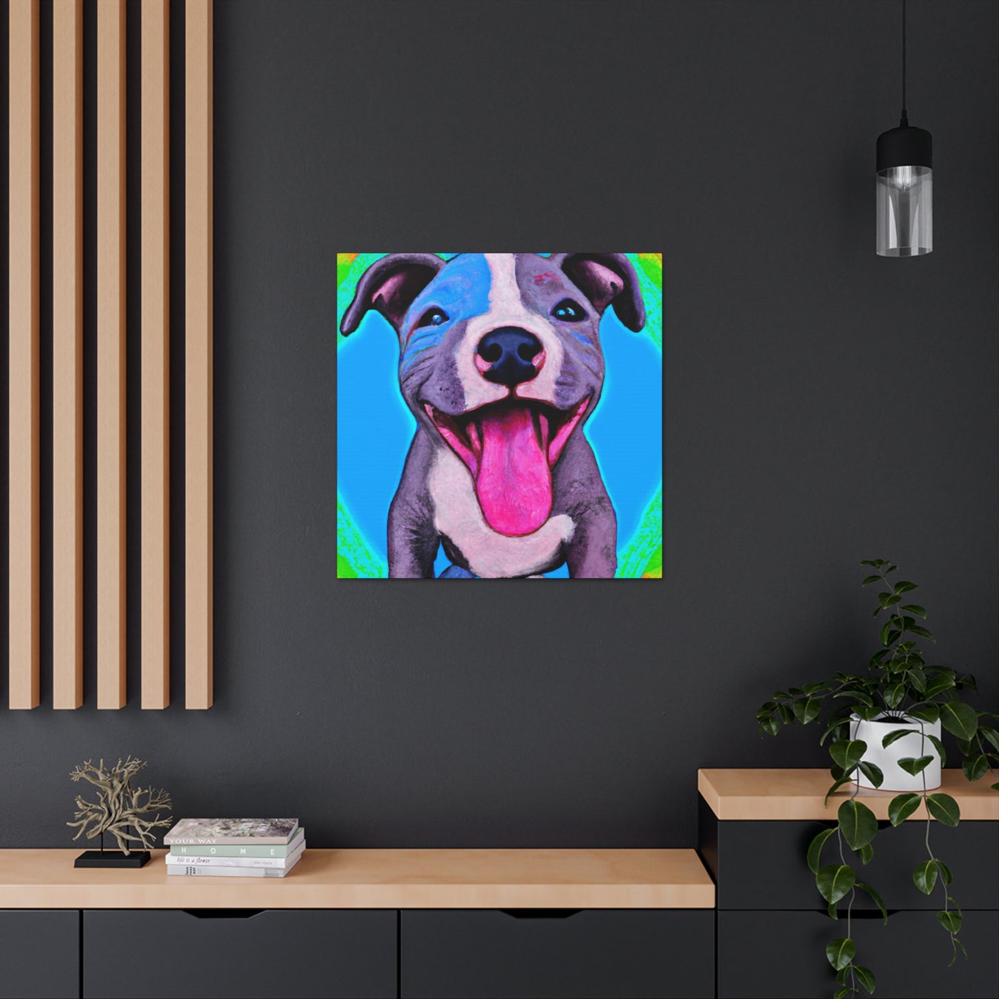 Celestina Elsanna de Veniela - Pitbull Puppy - Canvas