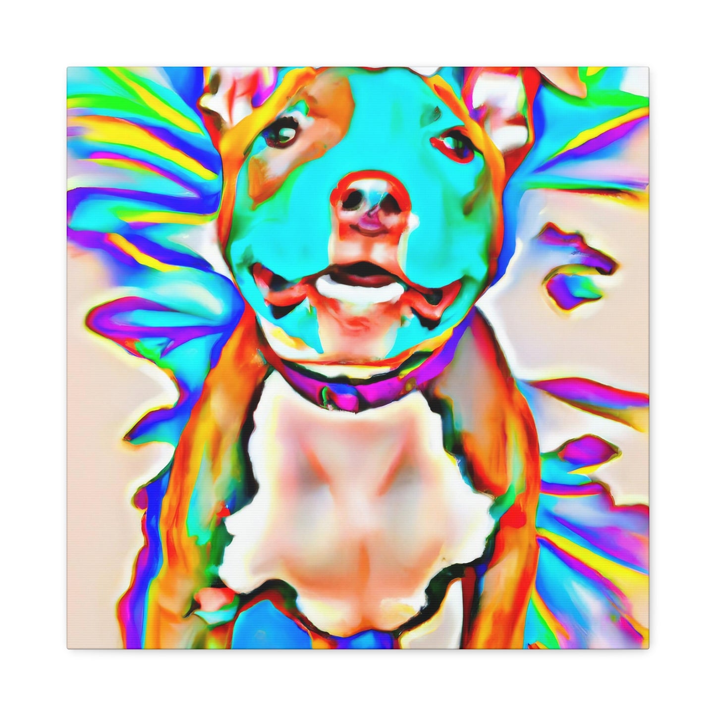 Alastair Trelawney - Pitbull Puppy - Canvas