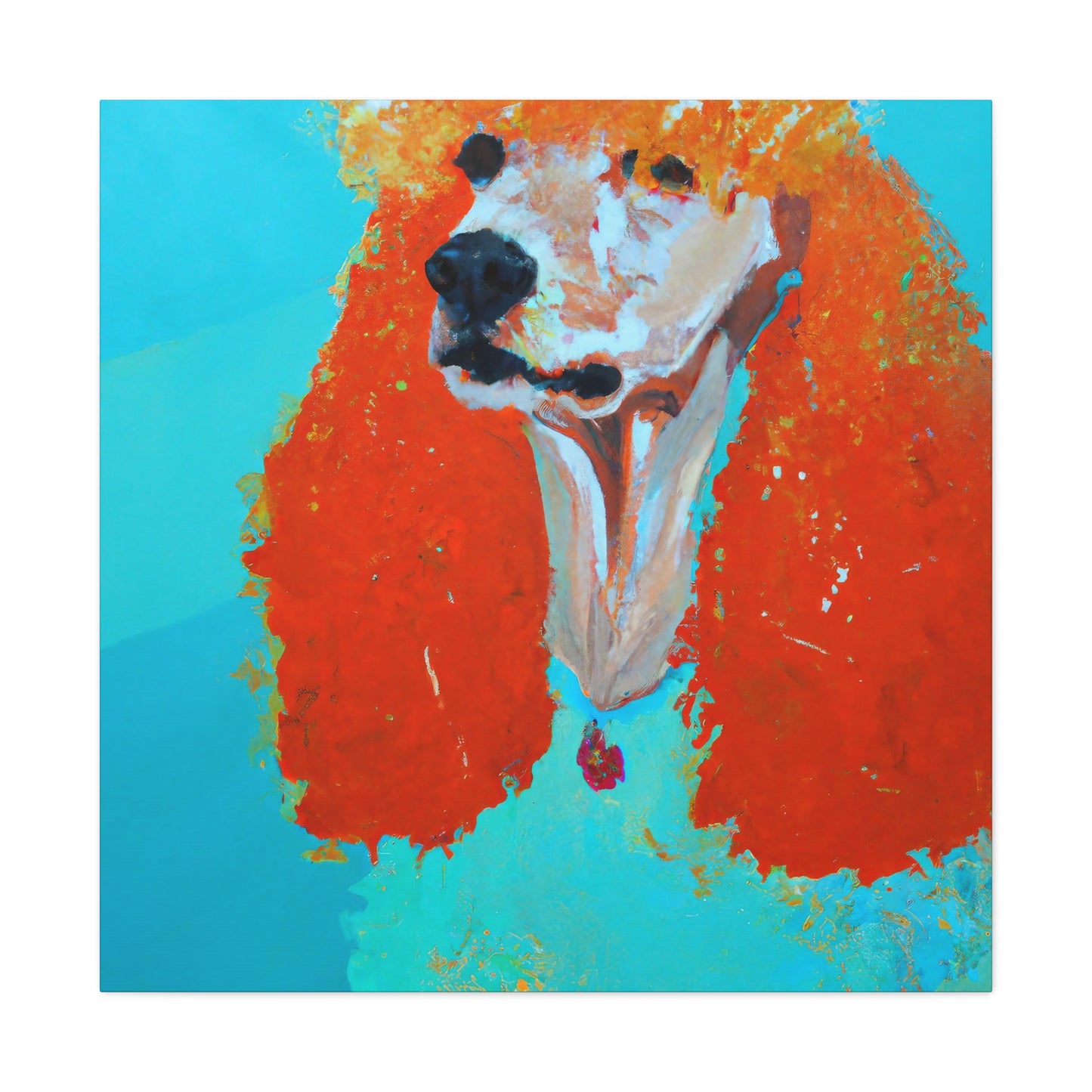 King Osvalde de Franchi - Poodle - Canvas