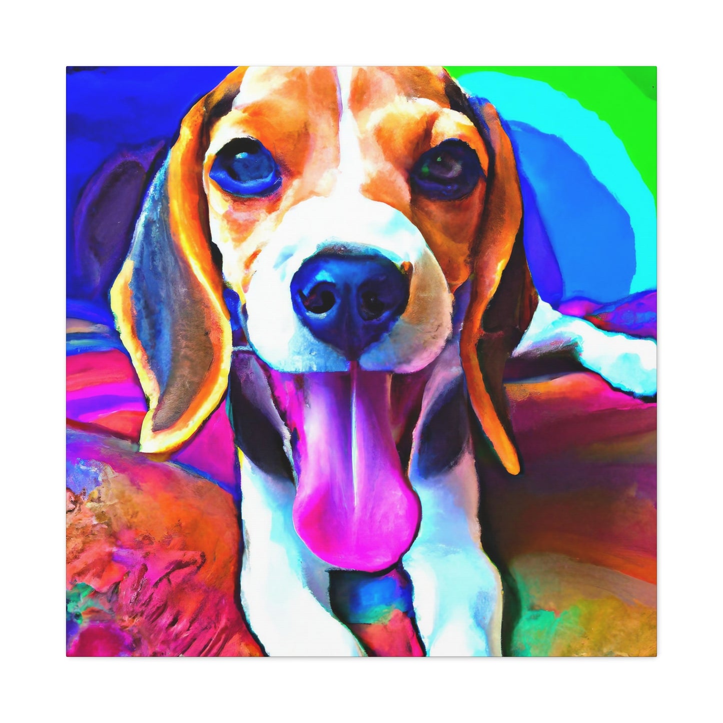 Leonarda d'Ascoli - Beagle Puppy - Canvas