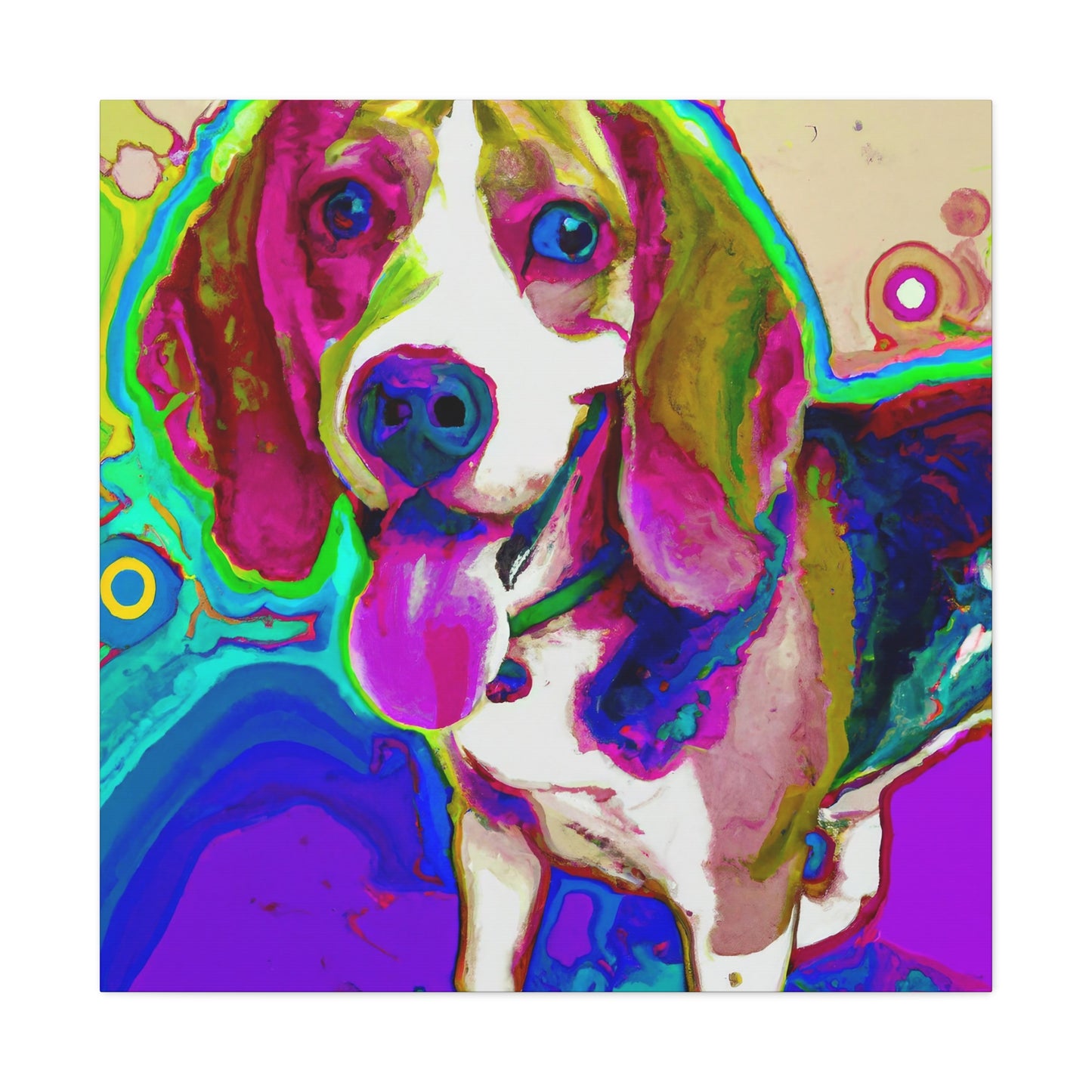 Reginard Lyforde, Painter of Royalty - Beagle Puppy - Canvas