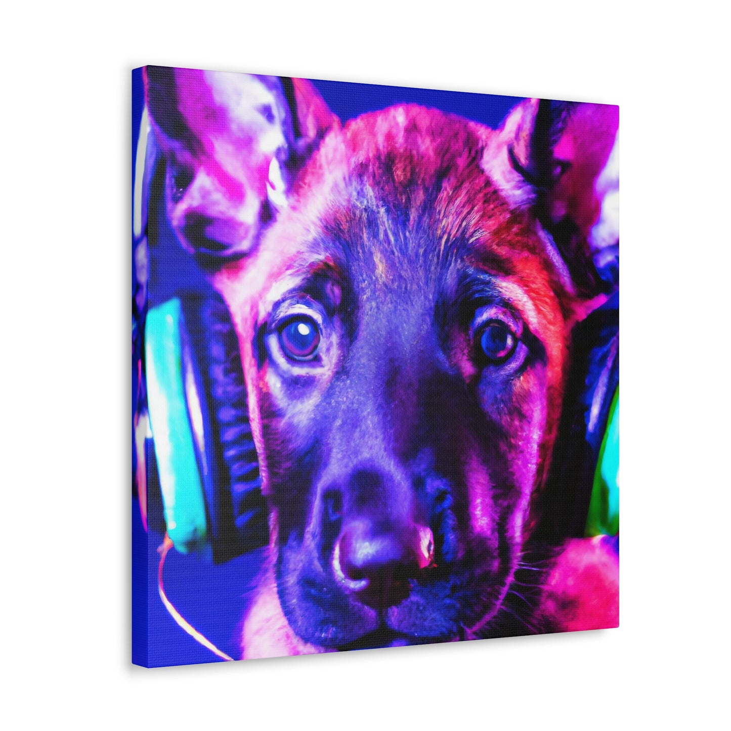 Countess Agathe de La Violette - Belgian Malinois - Canvas