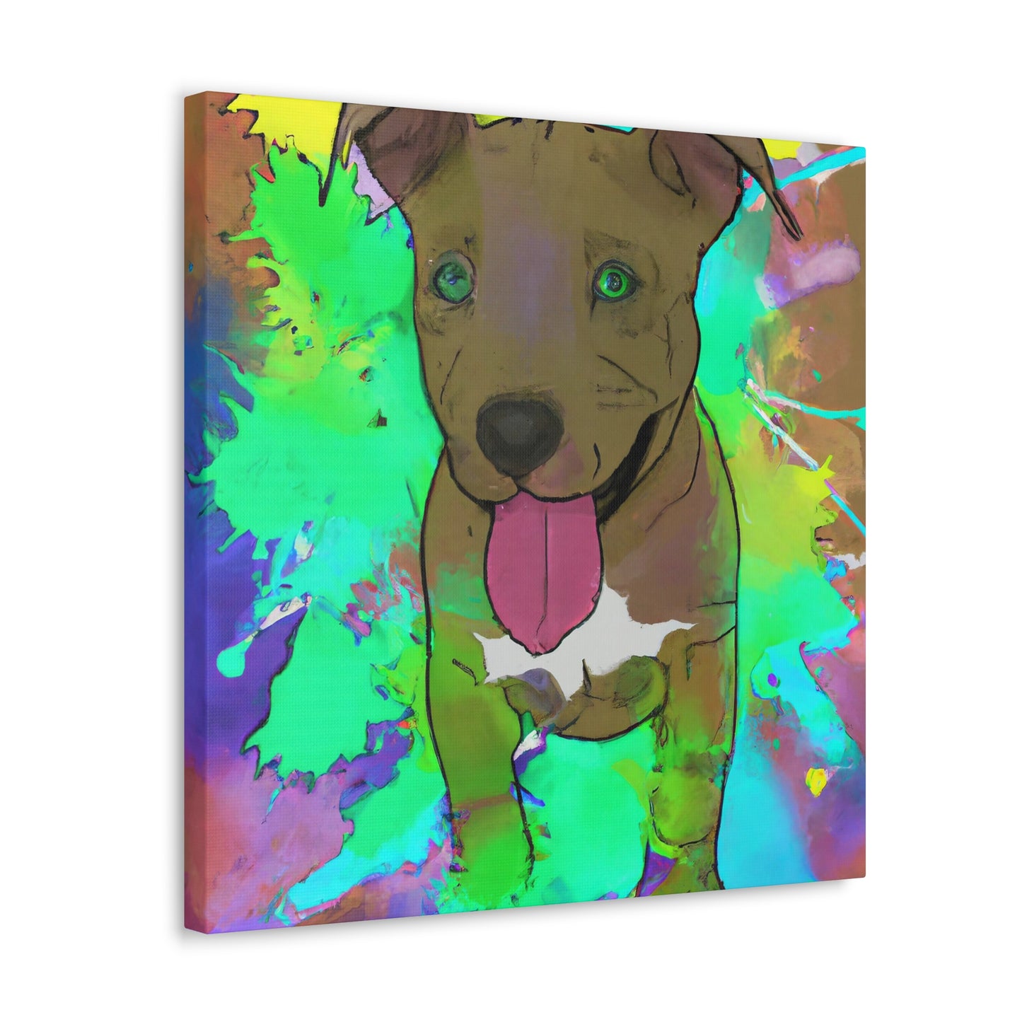 Kingston Viscounteau - Pitbull Puppy - Canvas