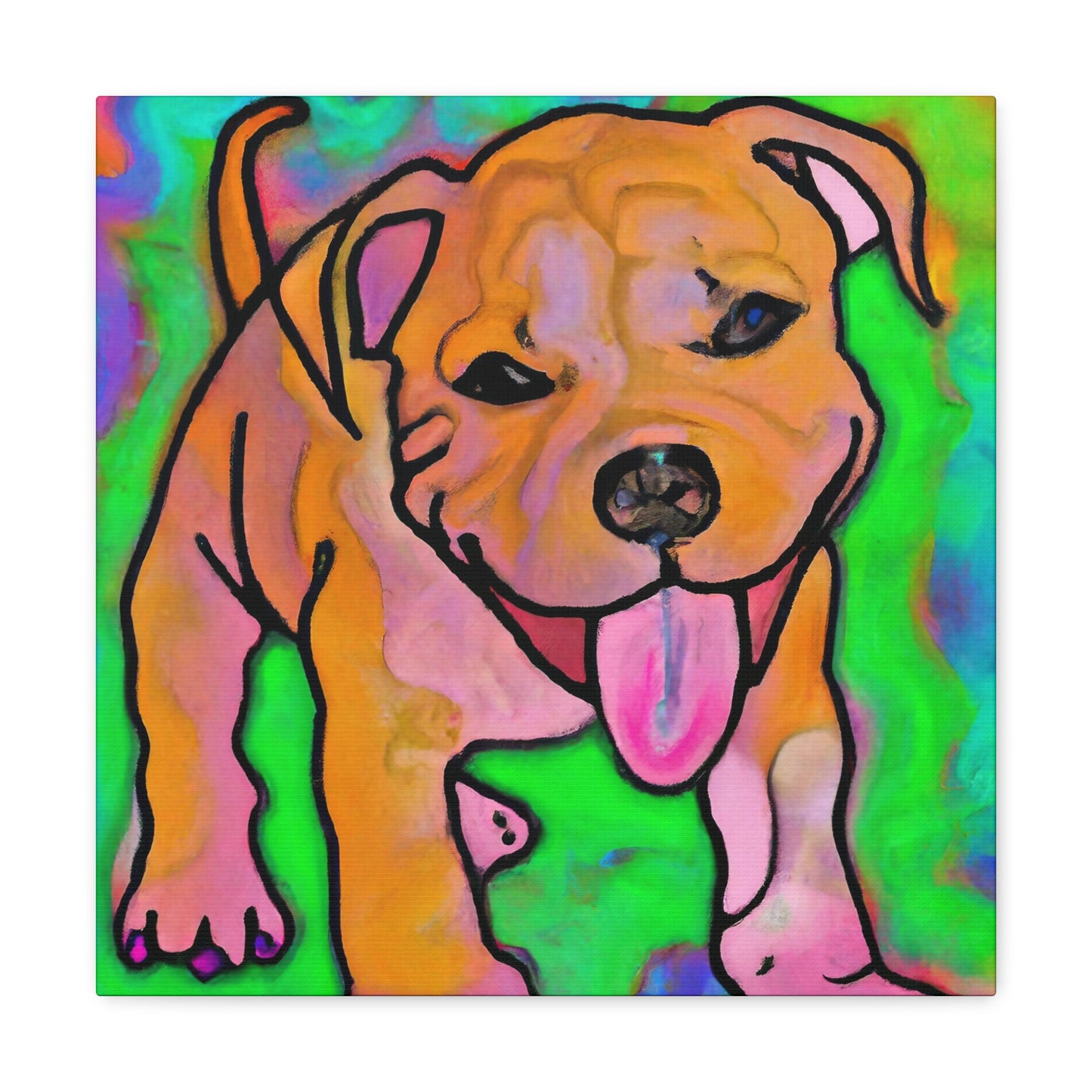 Aristonte Royaltye - Pitbull Puppy - Canvas