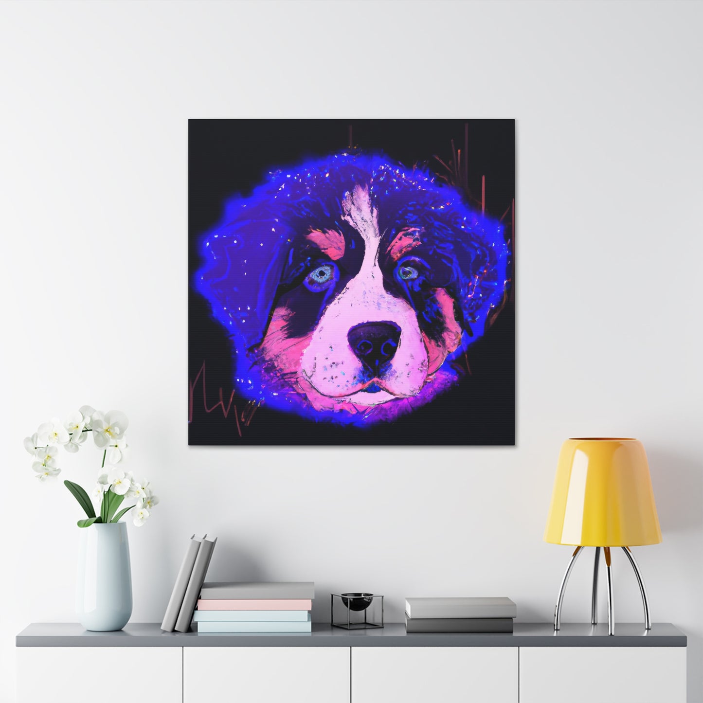 Princess Isabella De Montaltier of Zurich - Bernese Mountain Dog - Canvas