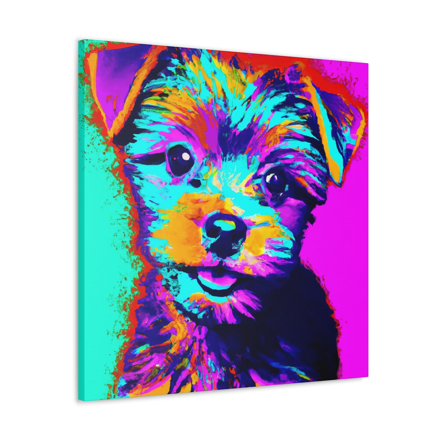 Afton Wilhemina de Winshire - Yorkie Puppy - Canvas