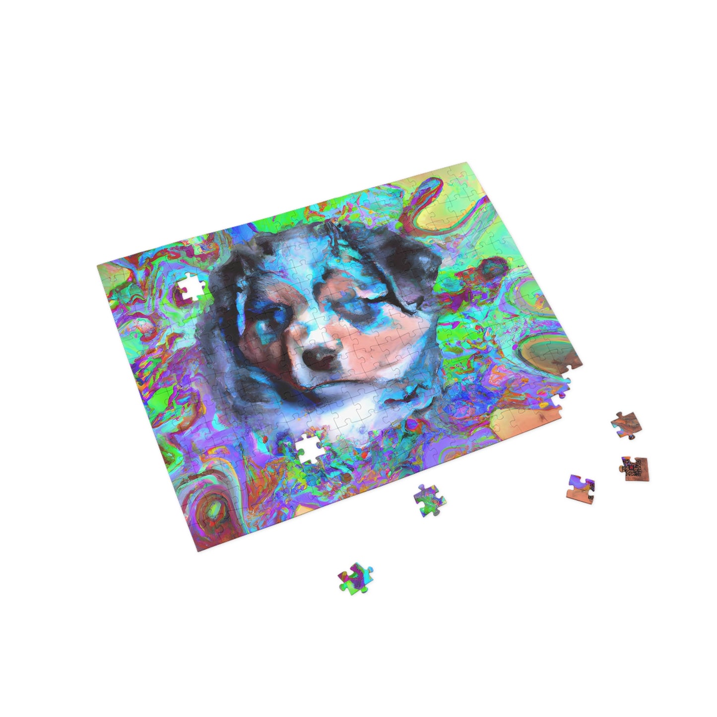 Aurélie Mecanique - Australian Shepherd Puppy - Puzzle