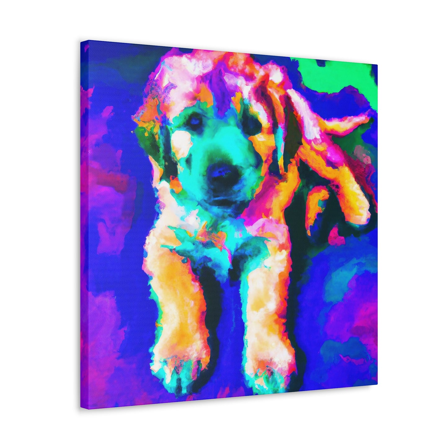 Cortland de' Medici - Golden Retriever Puppy - Canvas