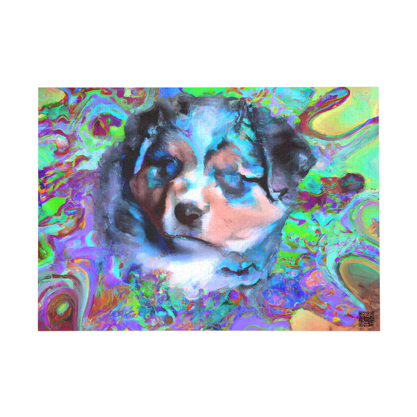 Aurélie Mecanique - Australian Shepherd Puppy - Puzzle