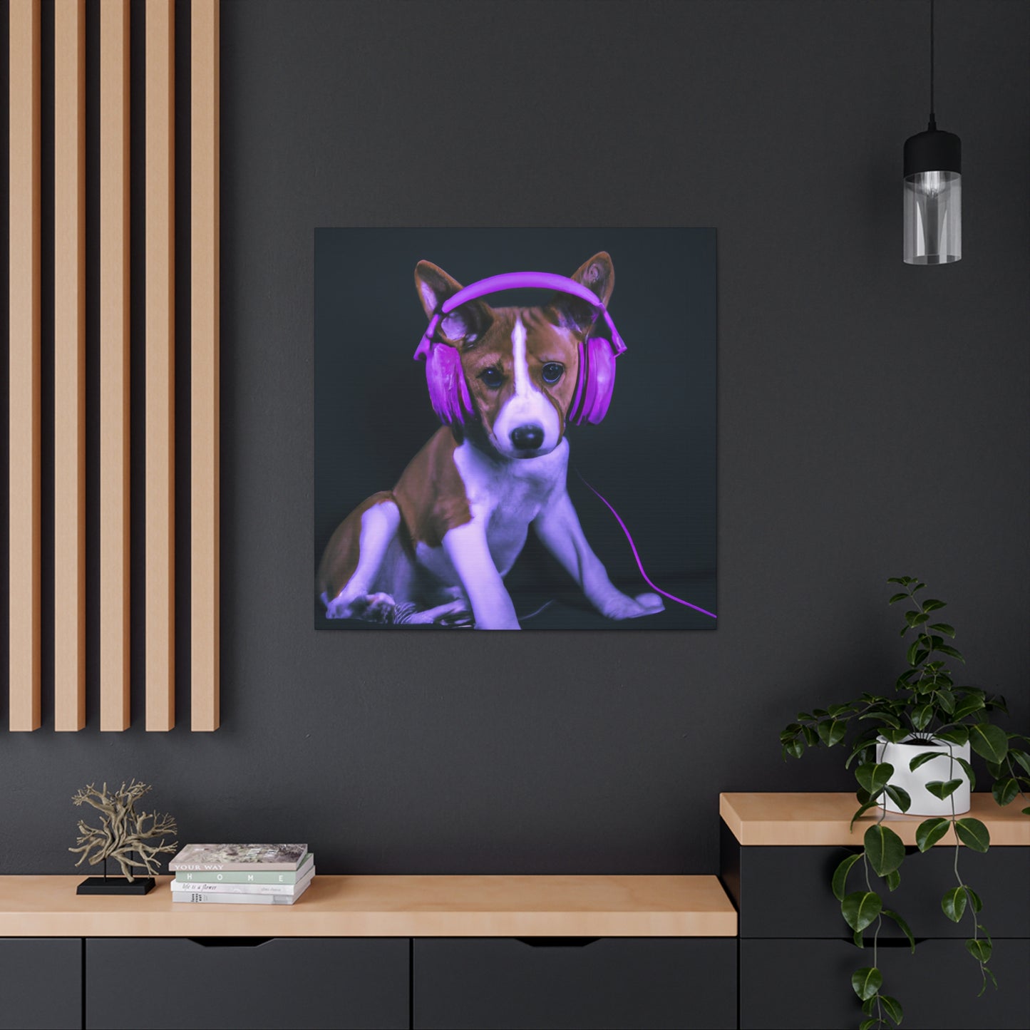 Shuenlana Mahkdoon - Basenji - Canvas