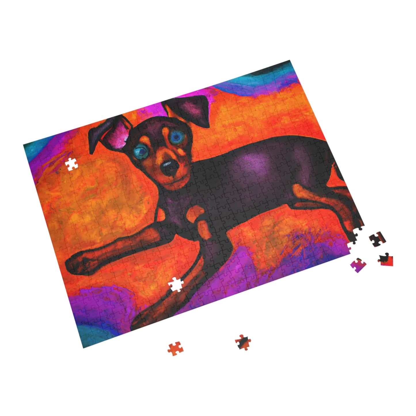 Yves Dupré - Miniature Pinscher Puppy - Puzzle