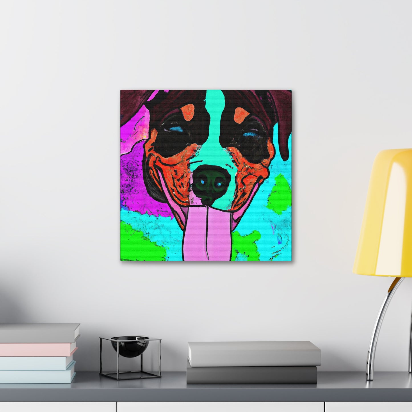 Gwendolyn de LaVallee - Pitbull Puppy - Canvas