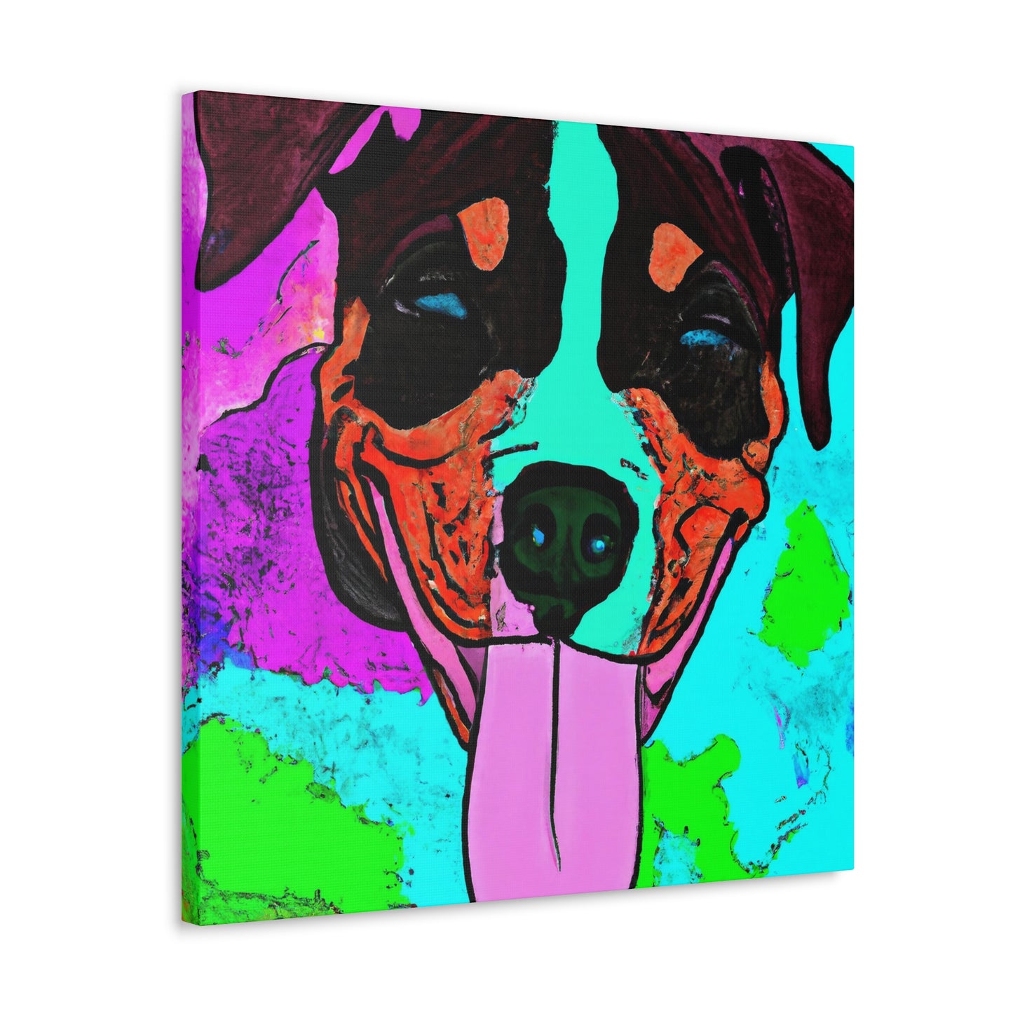 Gwendolyn de LaVallee - Pitbull Puppy - Canvas