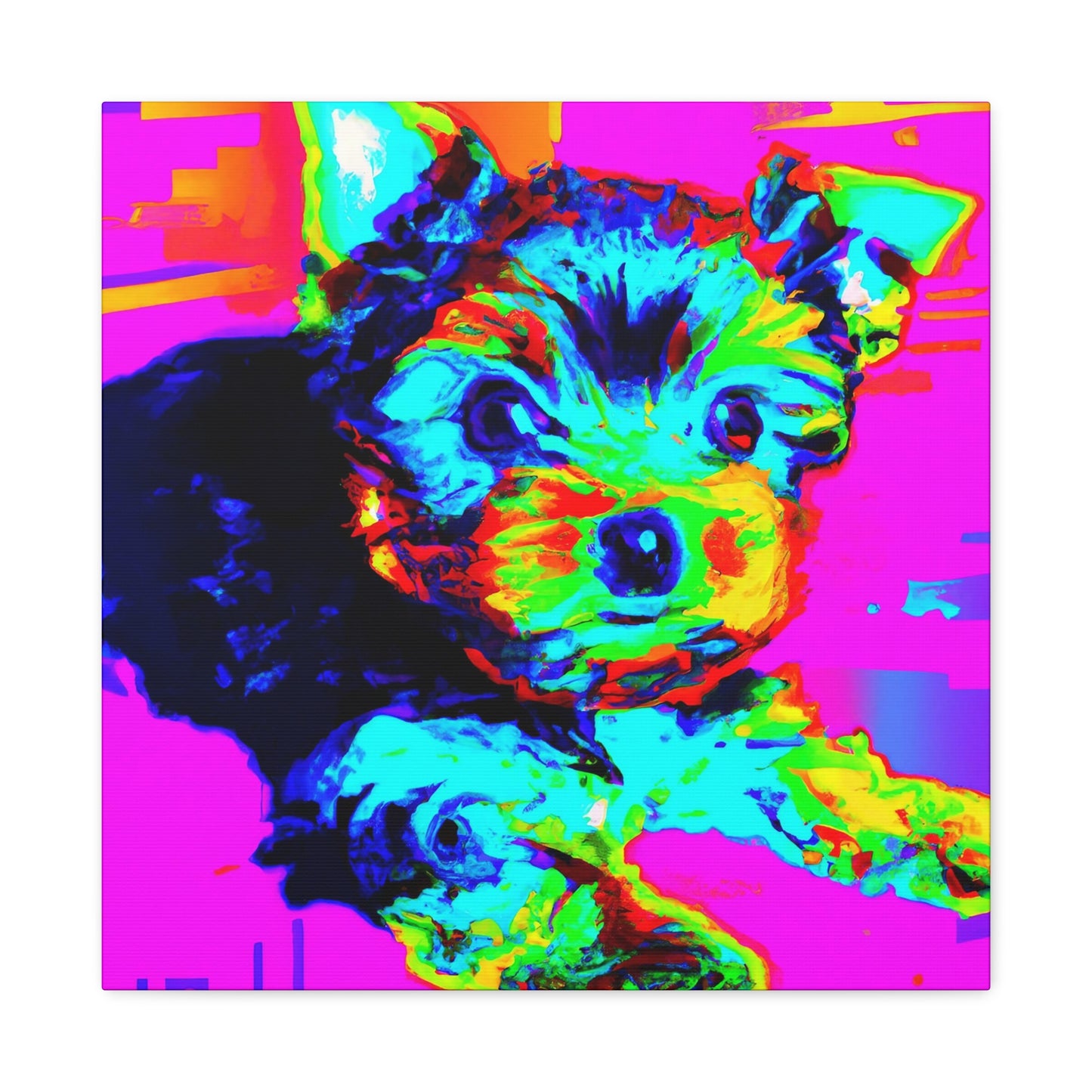 Kingston Dionita I - Yorkie Puppy - Canvas