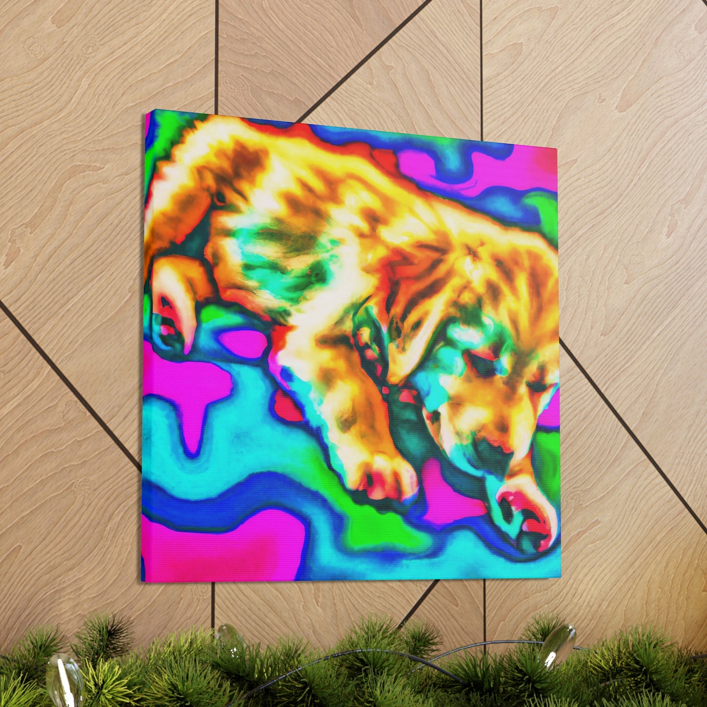 Regalia de Souveraine - Golden Retriever Puppy - Canvas