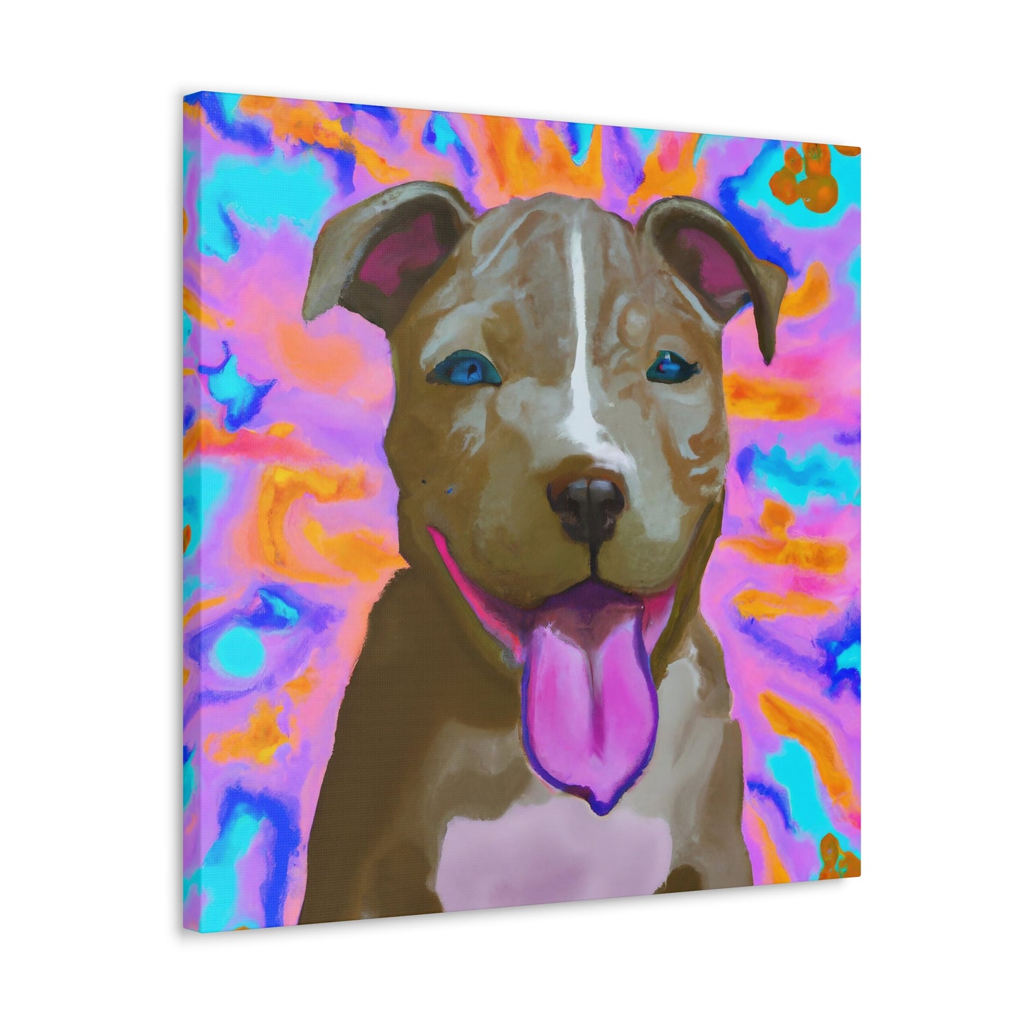 Prince/Princess Castellano of Italy - Pitbull Puppy - Canvas