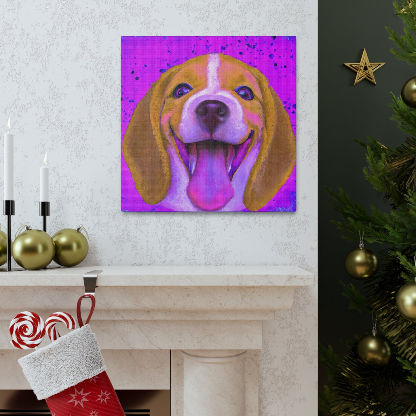 Prince Arturius the Magnificent - Beagle Puppy - Canvas