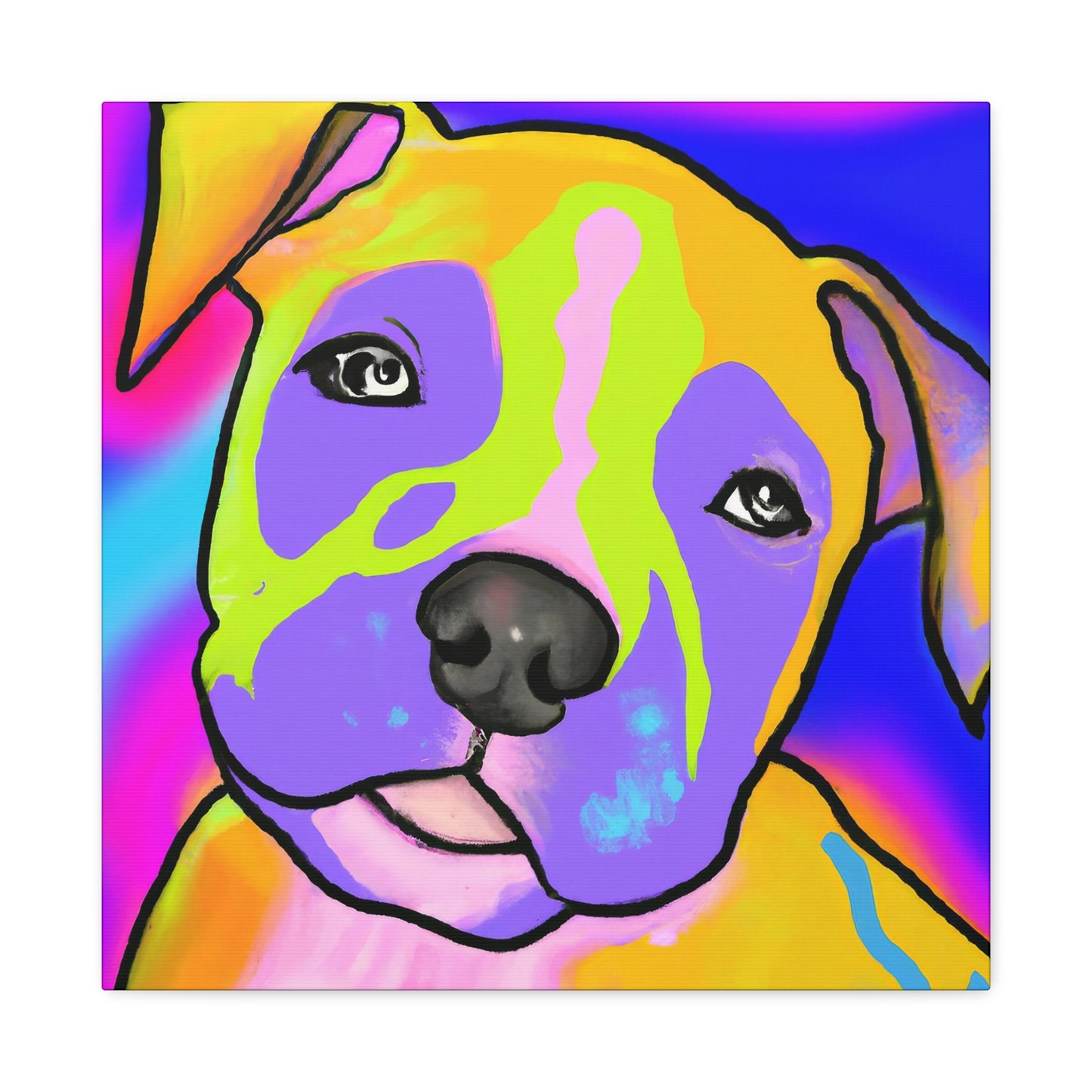 Rembrandt de Couronne - Pitbull Puppy - Canvas