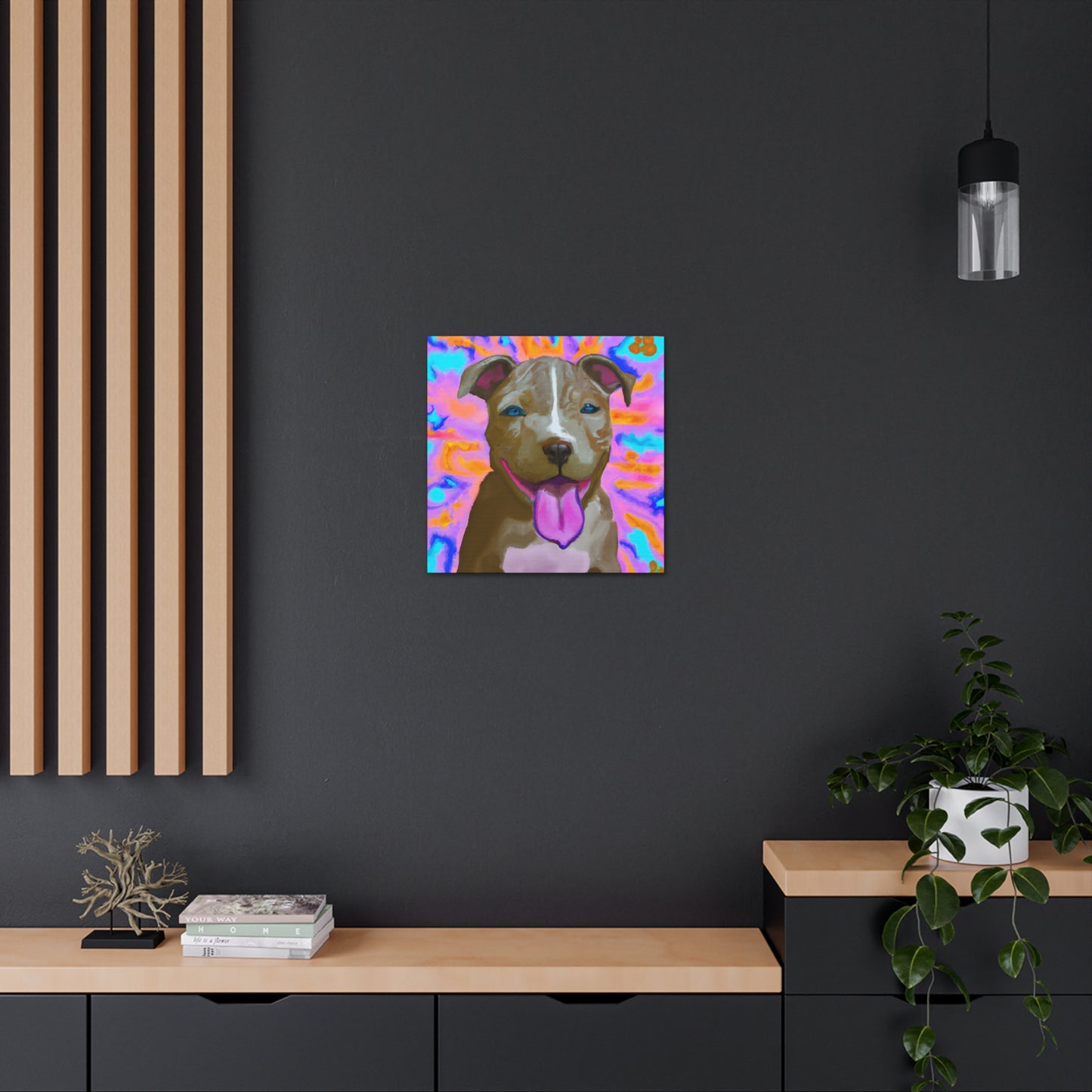 Prince/Princess Castellano of Italy - Pitbull Puppy - Canvas