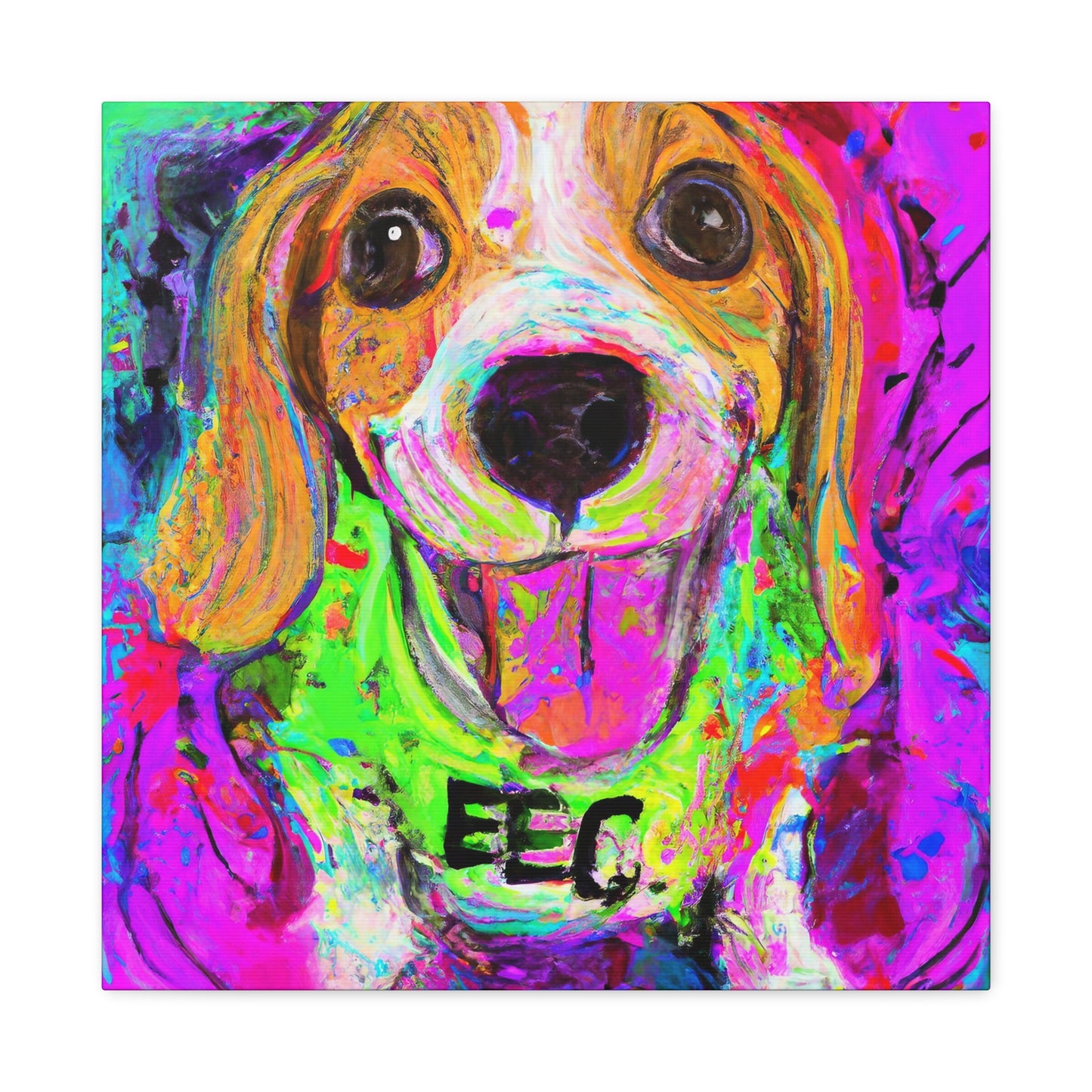 Skullianne de Belgarde - Beagle Puppy - Canvas