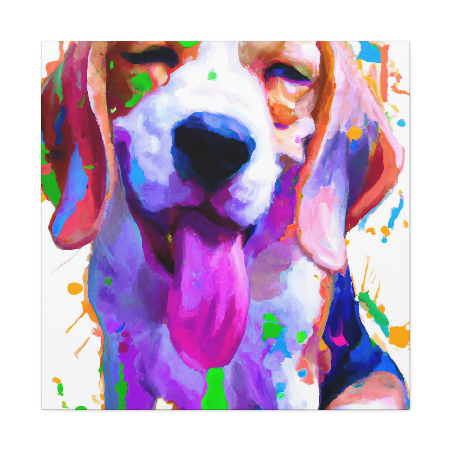 Royal Queenston de LaFayette - Beagle Puppy - Canvas