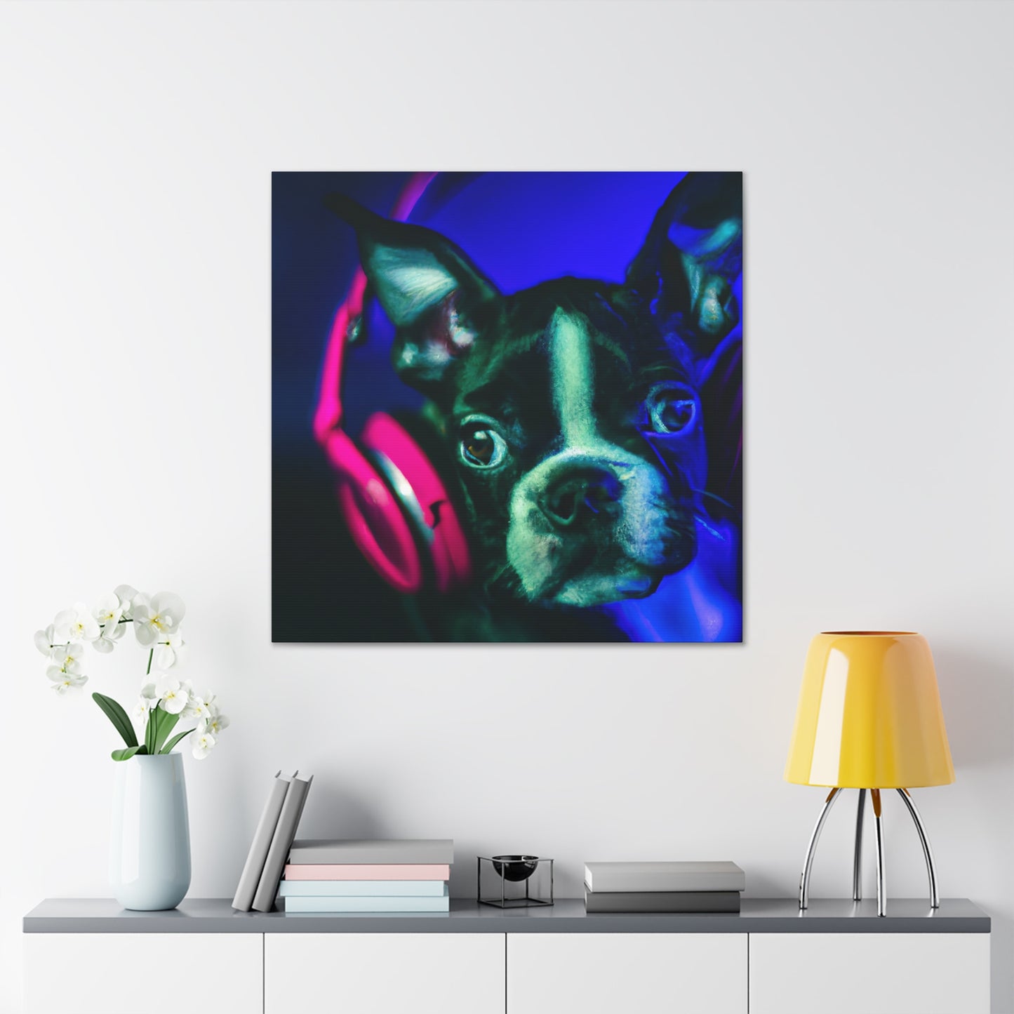 Countess Lorelai Augusta of Boston - Boston Terrier - Canvas