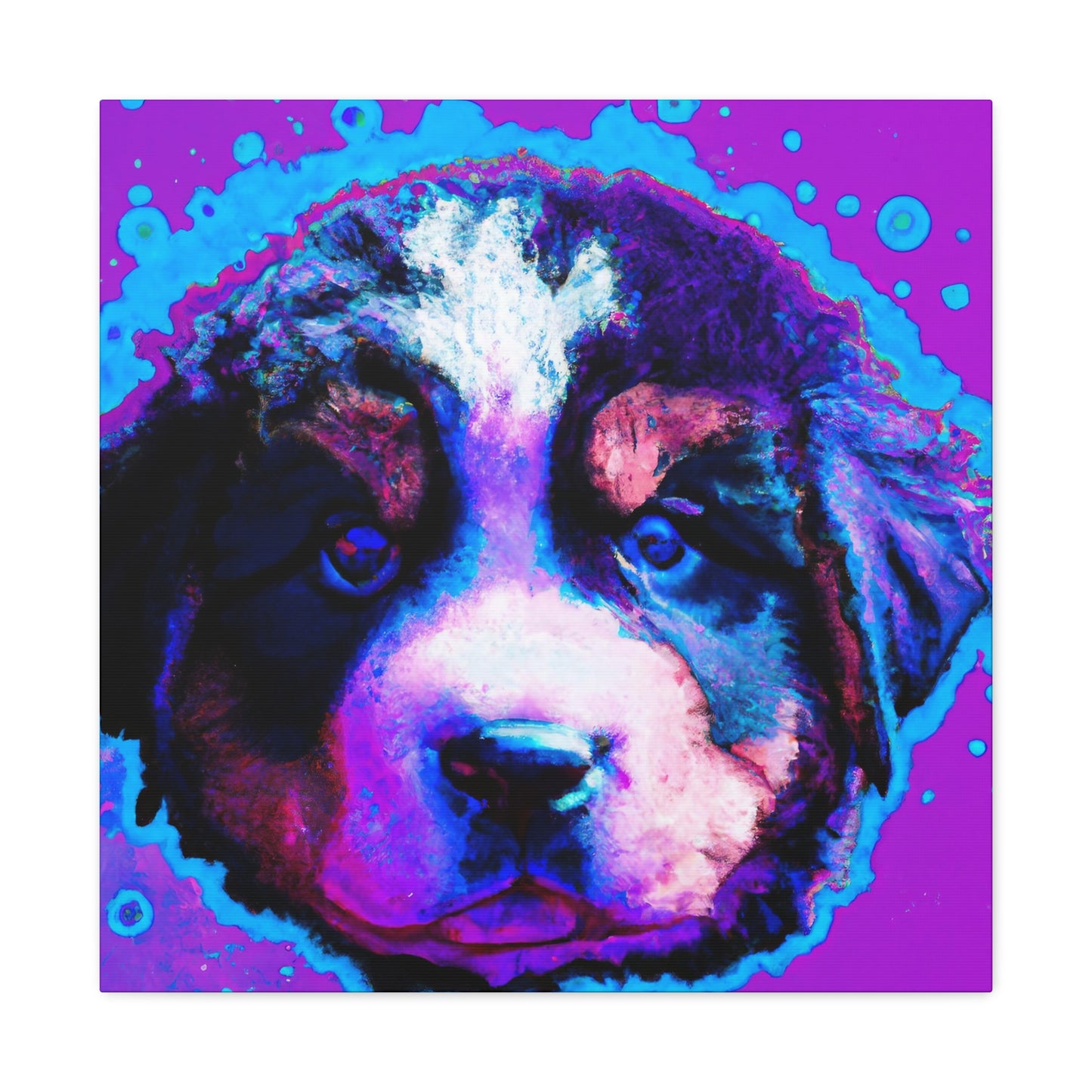 Queen Ellahanna of the Evercloaks - Bernese Mountain Dog - Canvas