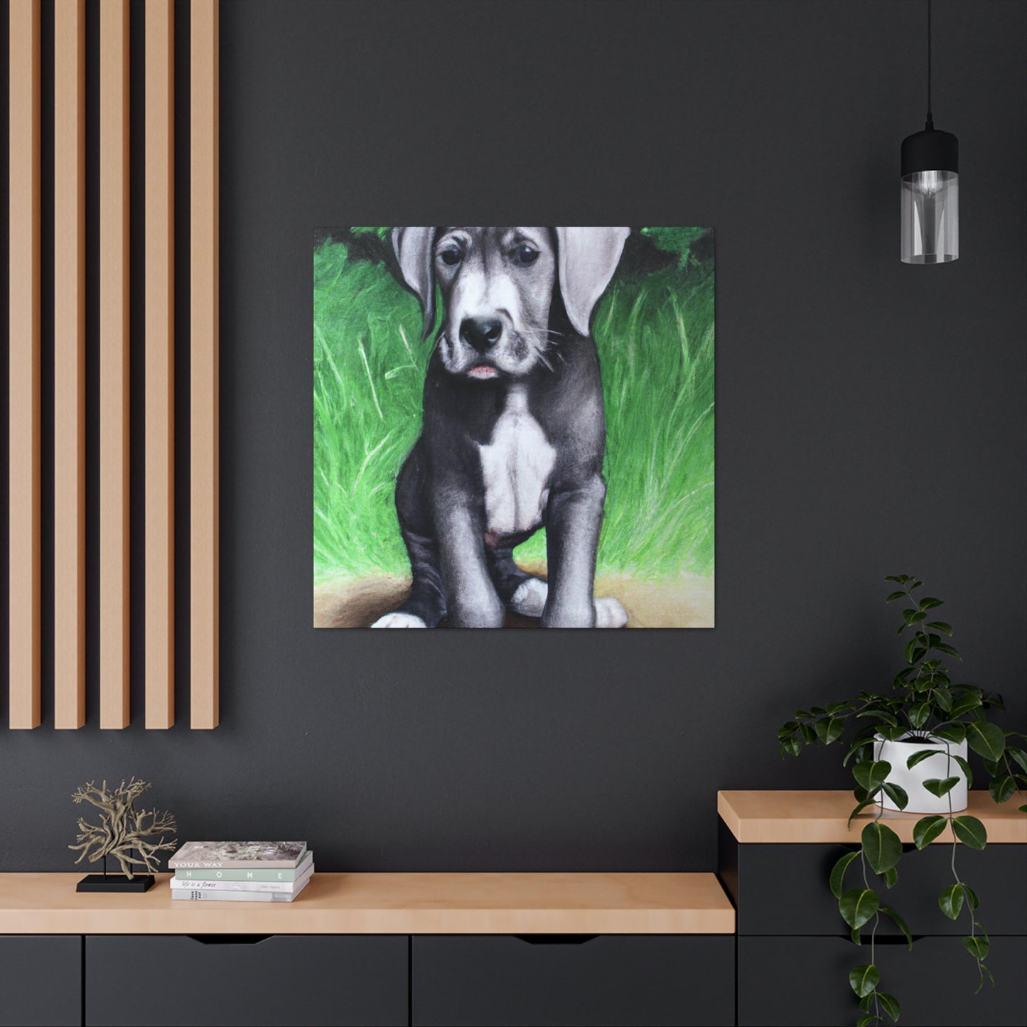 Countess Aurelia de Remirecourt (Great Dane) - Canvas