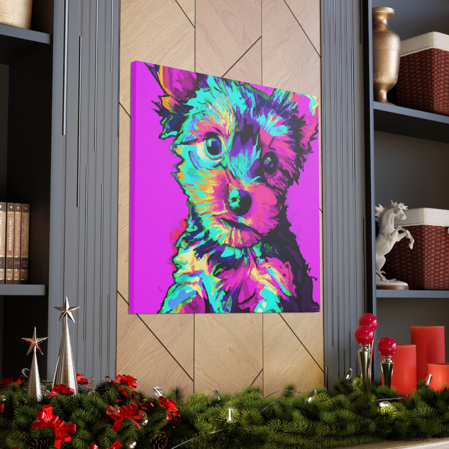 Eutivicious Vinteros - Yorkie Puppy - Canvas