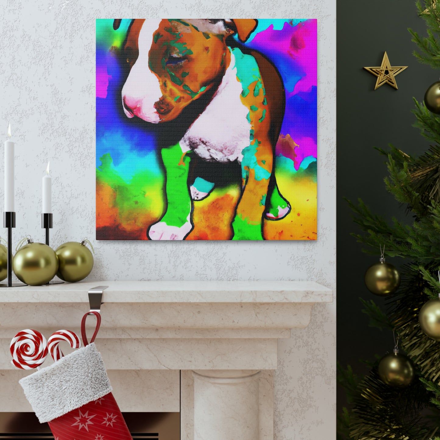 Agostina di Grandì - Pitbull Puppy - Canvas