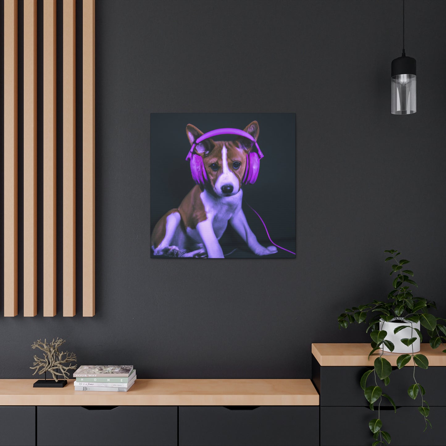 Shuenlana Mahkdoon - Basenji - Canvas