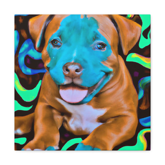 Countess Artemis Tyrelle - Pitbull Puppy - Canvas