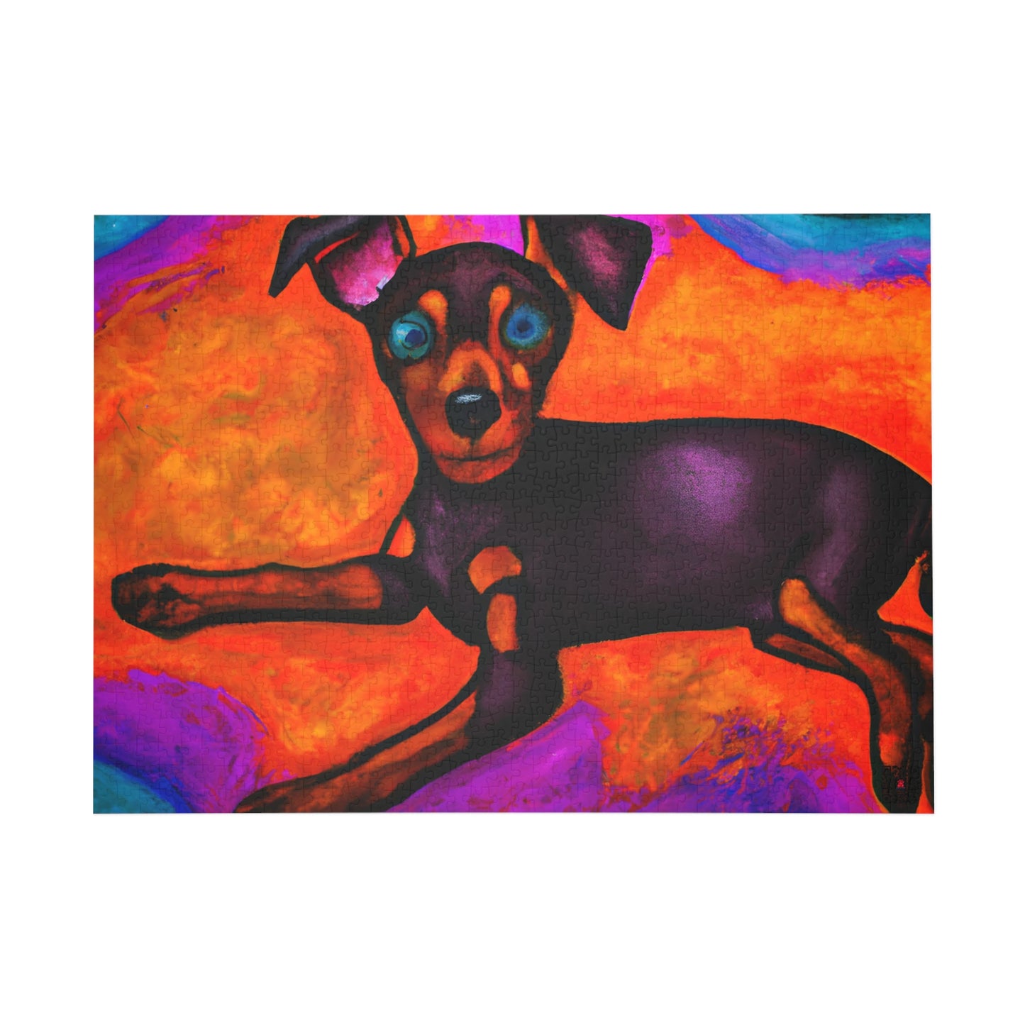 Yves Dupré - Miniature Pinscher Puppy - Puzzle