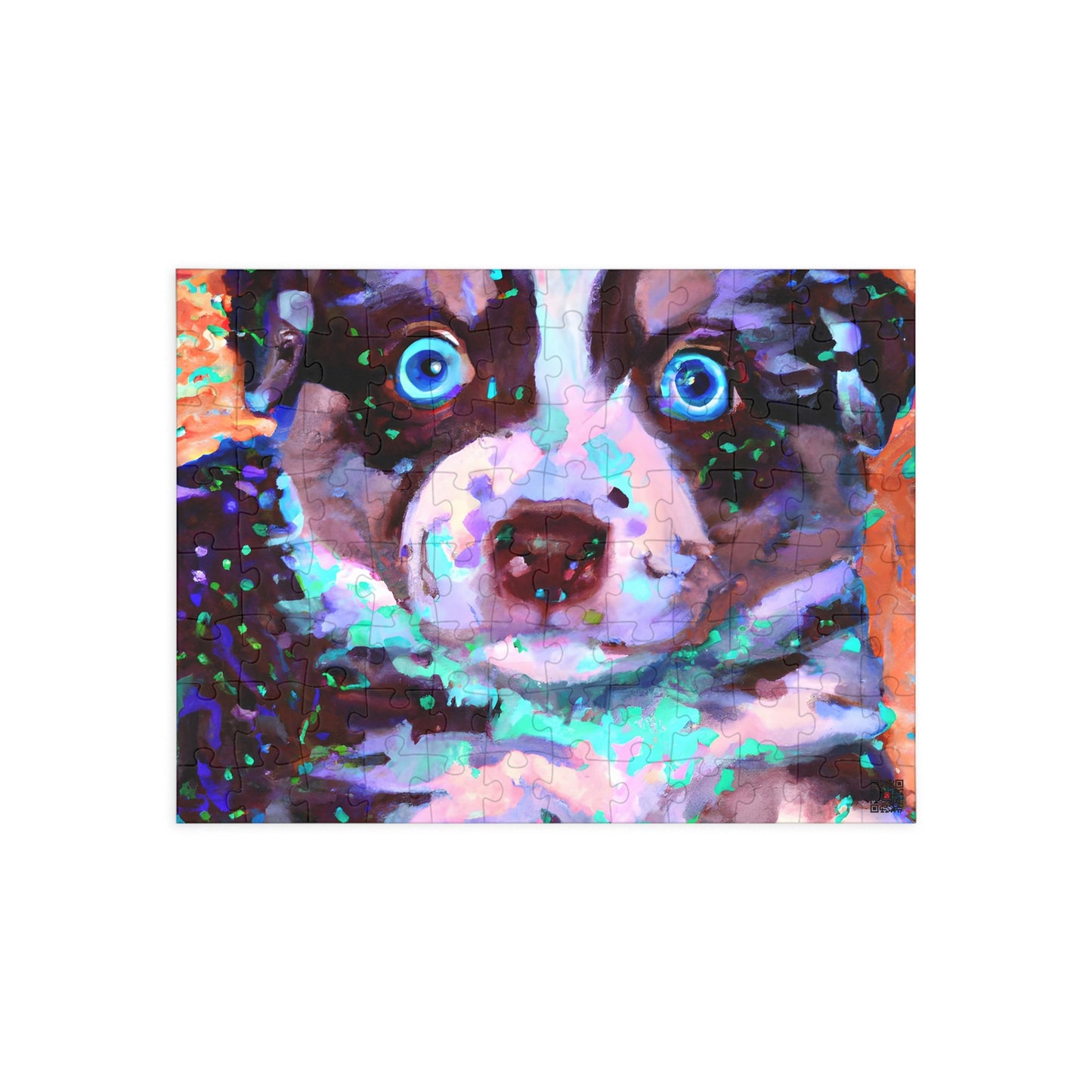 Claude Perleau - Australian Shepherd Puppy - Puzzle