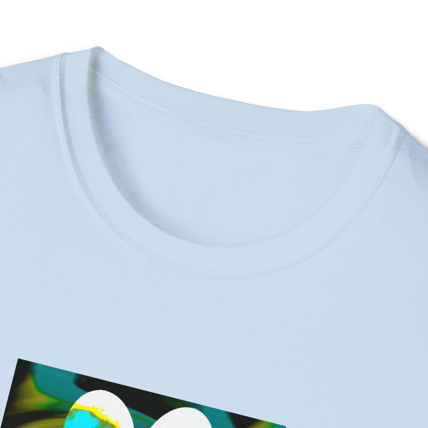 Klub Kid Klassicwear - "Dog Friendly, People Reactive" (Yellow Blue Swirl) Unisex Tee