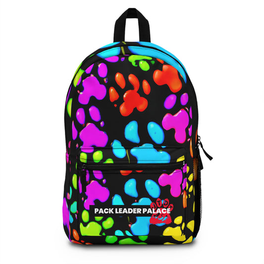 Monsieur Flip Chic - Paw Print - Backpack