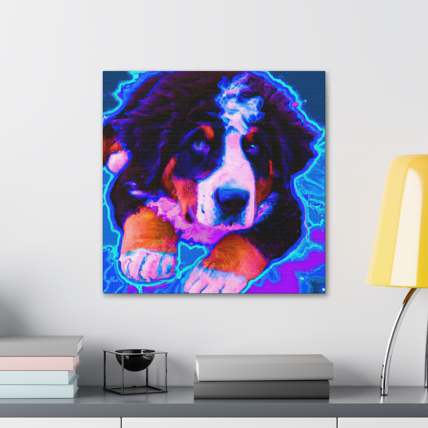 Countess Adelina von Stauffenberg - Bernese Mountain Dog - Canvas